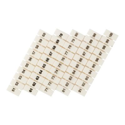 Маркеры для JXB-ST 1,5 с нумерацией 50-100 (100 шт,) EKF PROxima zb-st-1.5-50-100