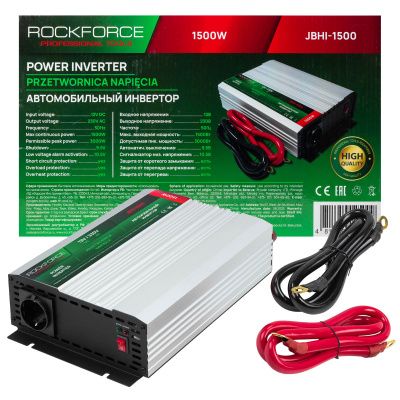 Инвертор (преобразователь напряжения) 1500W RockForce RF-JBHI-1500