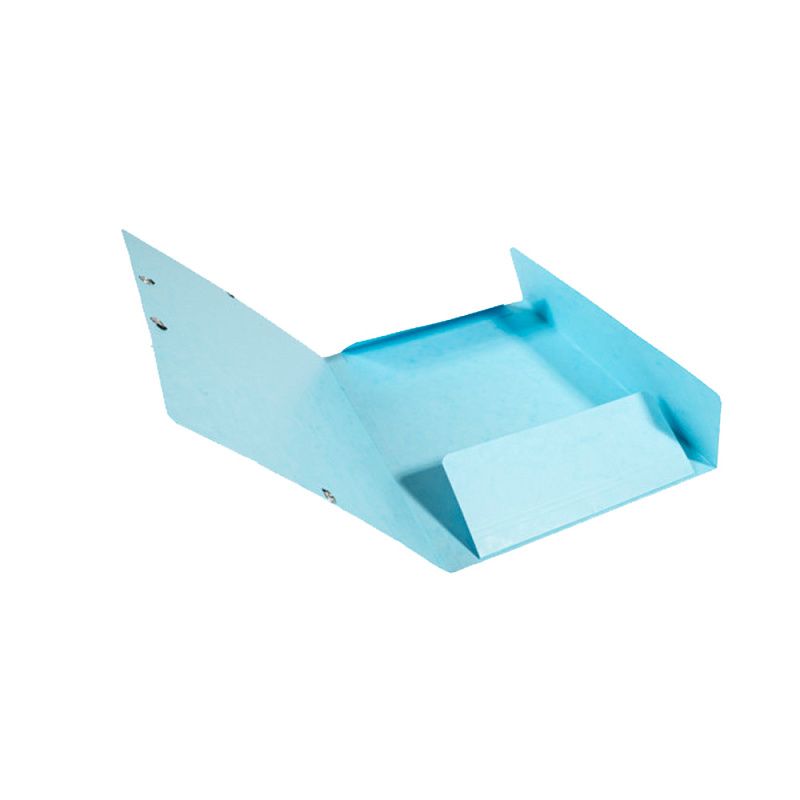 Папка на резинках "Aquarel", А4, 15 мм, картон, голубой