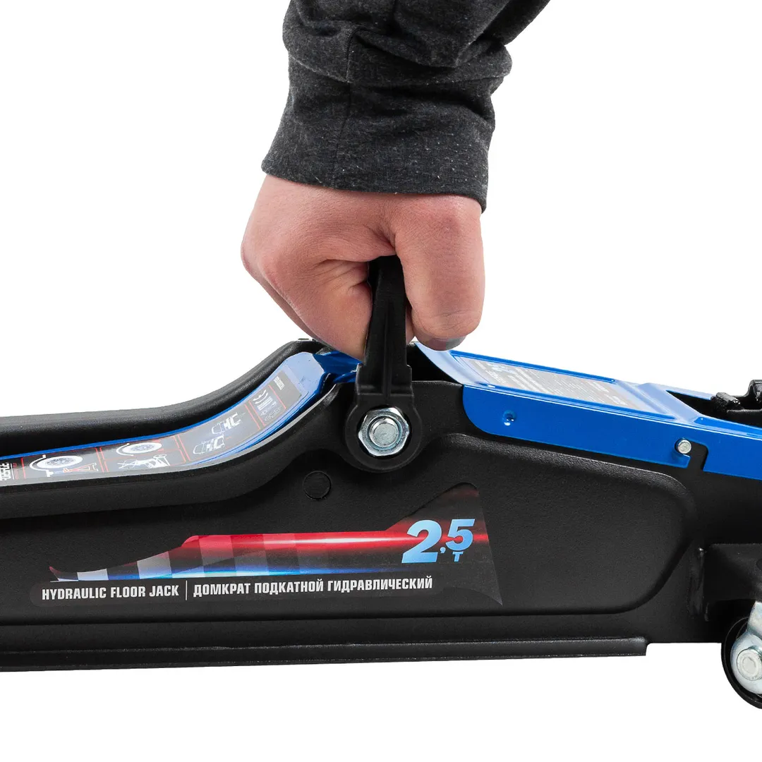 Домкрат подкатной гидравлический 2.5 т, 90-400 мм в кейсе Forsage F-T830031DS