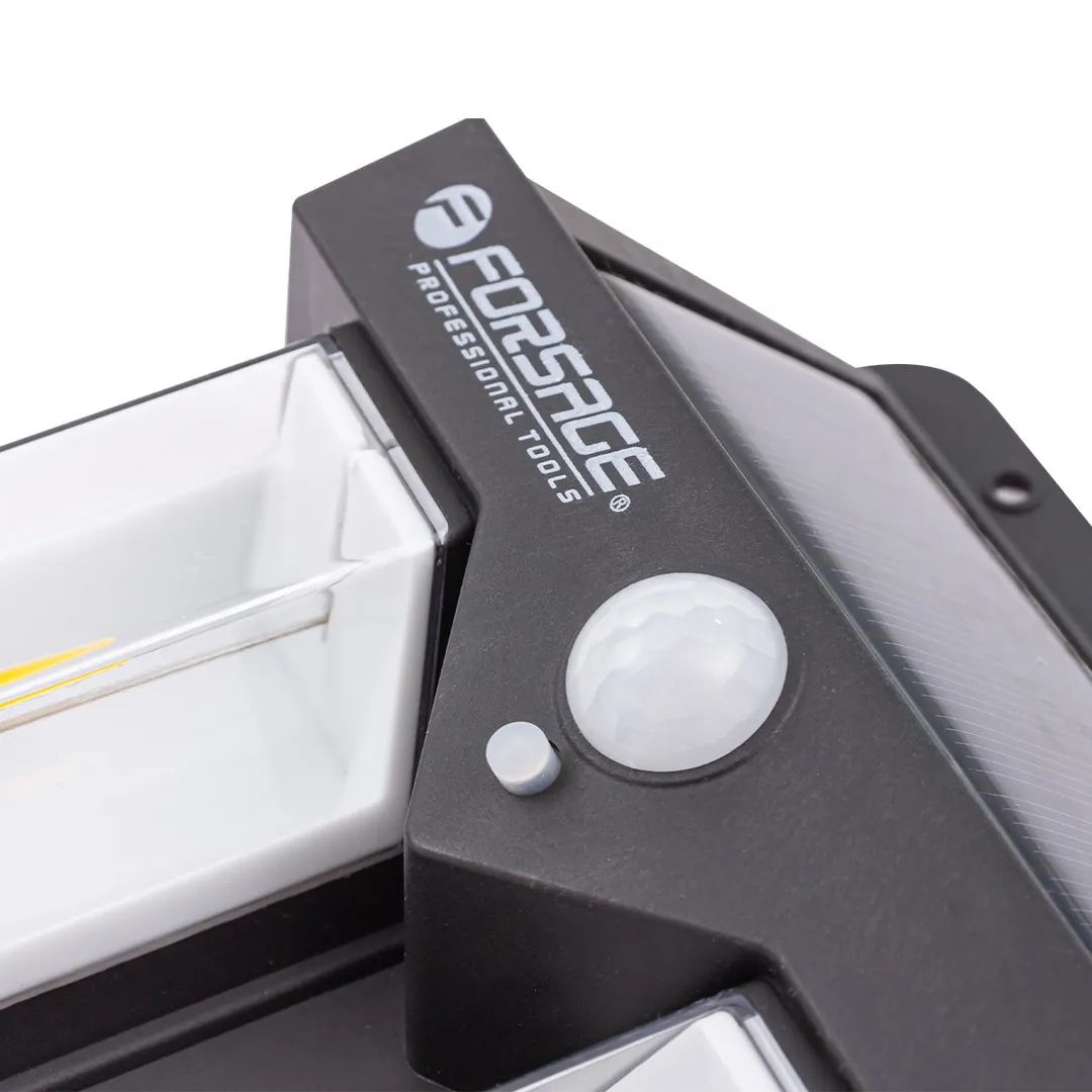 Светильник светодиодный на солнечной батарее с датчиком движения 1200мАч, 60Лм, 2 шт. LED Forsage F-WL6005