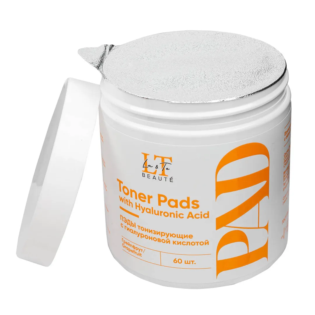 ПЭДЫ тонизирующие c гиалуроновой кислотой La and Te beaute LT-3200