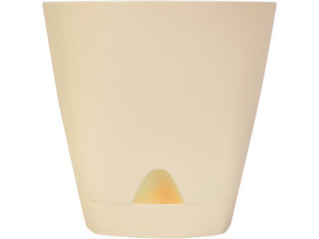 Горшок для цветов с прикорневым поливом, 4 л., Amsterdam, сливочный, INGREEN ING6201СЛ