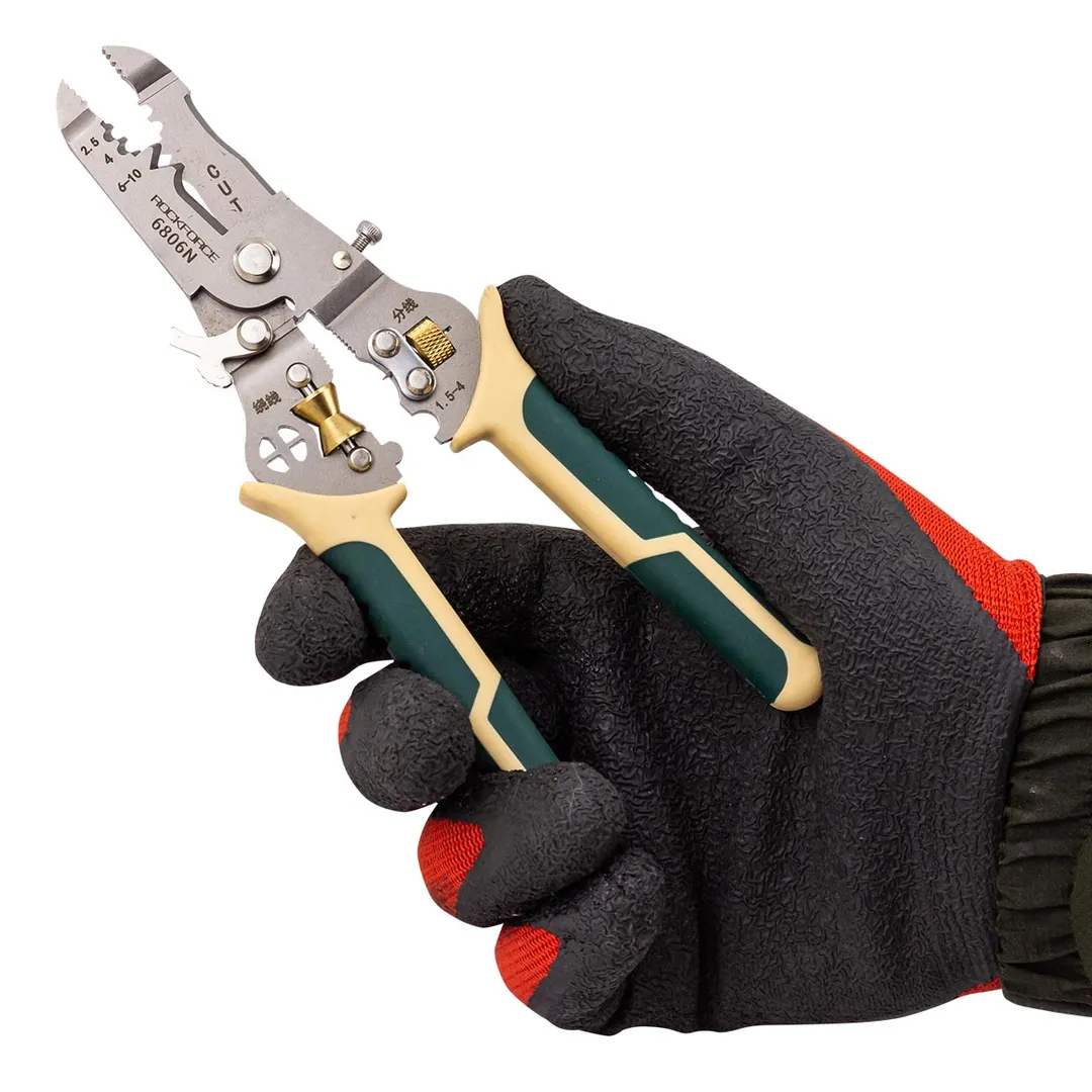 Плоскогубцы многофункциональные 10 в 1 175 мм RockForce RF-6806N