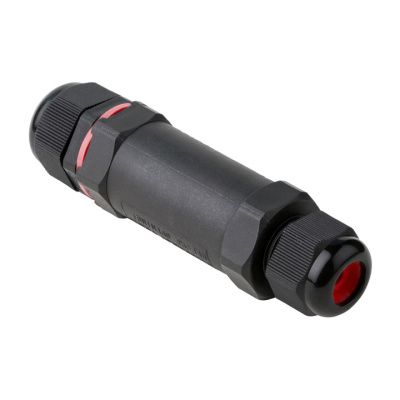 Кабельный коннектор I-образный (клеммник 3PIN) IP68 FreeTools plc-uac-cb3