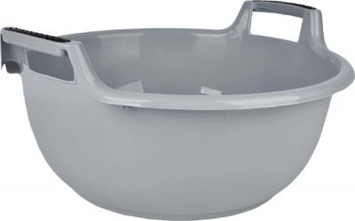 Таз Plast Team 9л круглый 380×370×190 мм серый шторм Пластик Репаблик PT294020025
