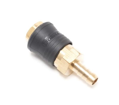 Быстроразъем пневматический с клапаном, "мама"-"елочка" 8 мм, ONE TOUCH Forsage F-SE6-2SH