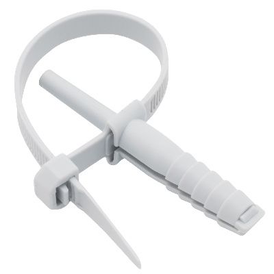 Хомут дюбельный серый, 7х150, 50 шт, EKF PROxima plc-nst-7.2x150w