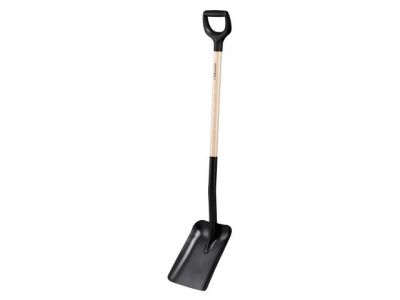 Лопата совковая с деревянным черенком и ручкой Fiskars 1066723