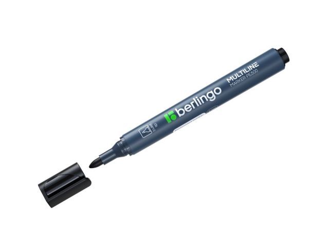 Маркер промышл. перманентный черный MULTILINE PE300, 3 мм Berlingo BMc_16201