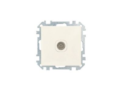 Розетка 1-ая телевизионная (скрытая) бежевая, Стиль, Bylectrica ТР-043беж