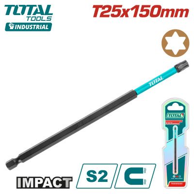 Бита ударная T25x150мм TOTAL TACIM71T25150