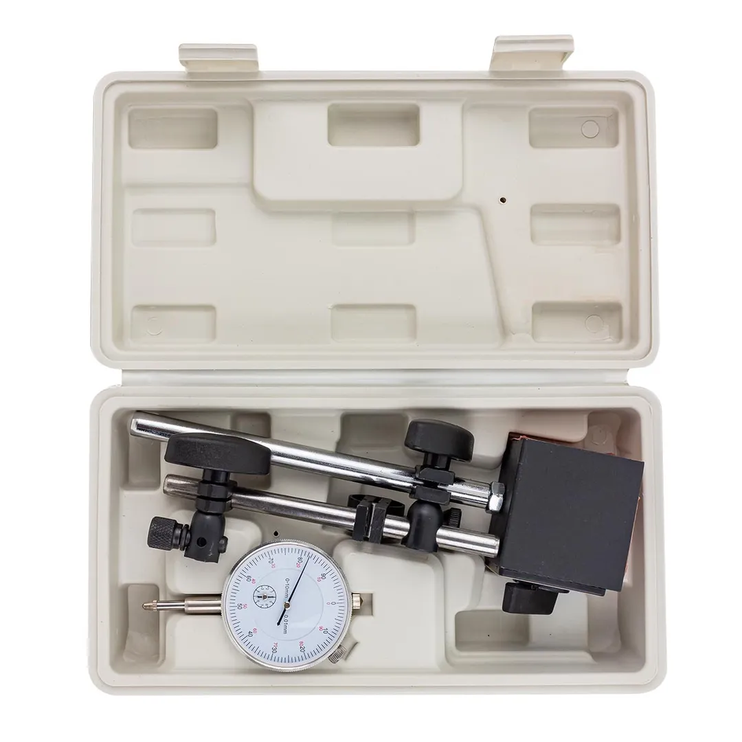 Индикатор часового типа с магнитной стойкой 0-10 мм погрешность 0,01 мм SIGMATOOL Sigmatool-01729