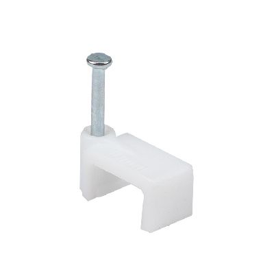 Скоба крепежная квадратная, плоская, 10 мм, 50 шт, EKF PROxima plcn-ss-10