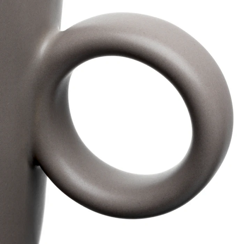 Кружка керамическая "ROMA", 400 мл, серо-коричневый