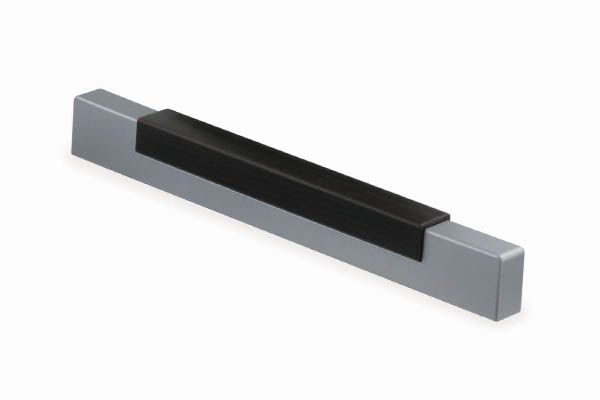 Ручка меб. скоба пластик. PS32/C32 160 металлик+венге AKS 52937