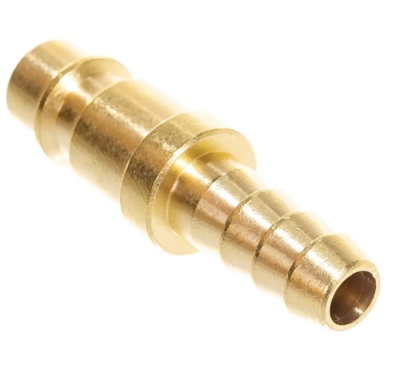 Пневматический быстроразъем "папа"-"елочка" 10 мм, латунный Partner PA-BSE2-4PH
