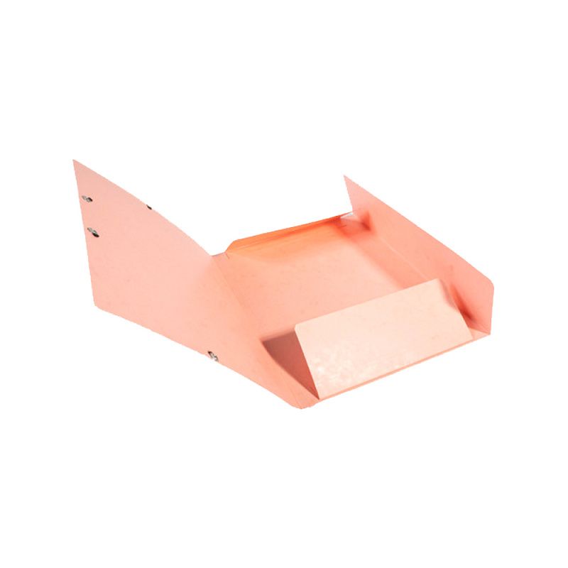 Папка на резинках "Aquarel", А4, 15 мм, картон, персиковый