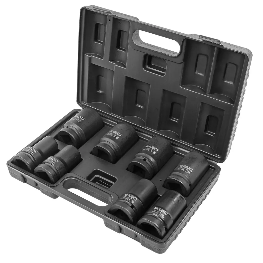 Набор головок ударных глубоких 8 пр. 1" 6-гр. 22-41 мм Forsage F-8081-5MPB