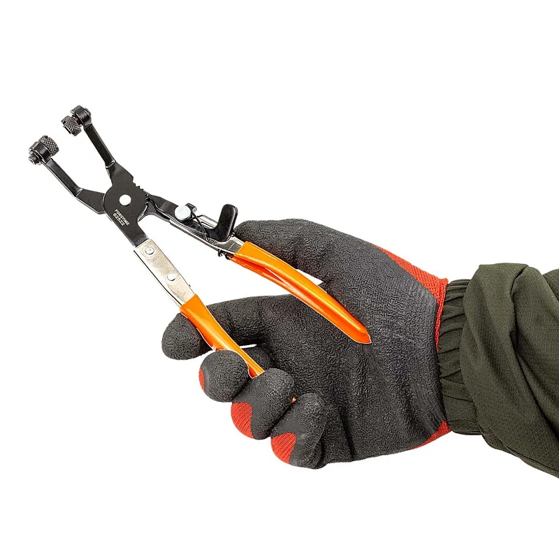 Клещи для снятия хомутов систем охлаждения изогнутые FORSTIME FT-62522