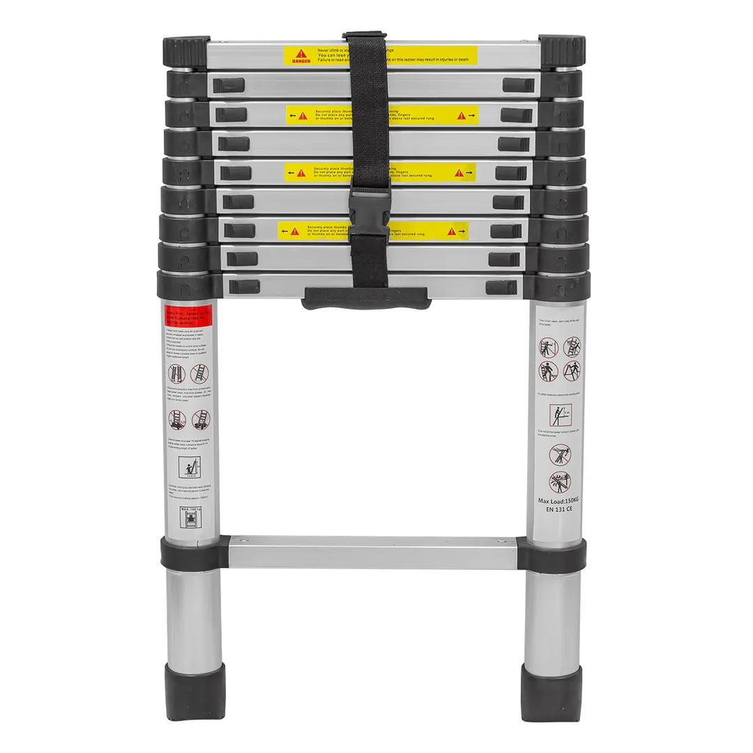 Лестница телескопическая алюм. бытовая 2.9 м, 10 ступ. Forsage F-UP290