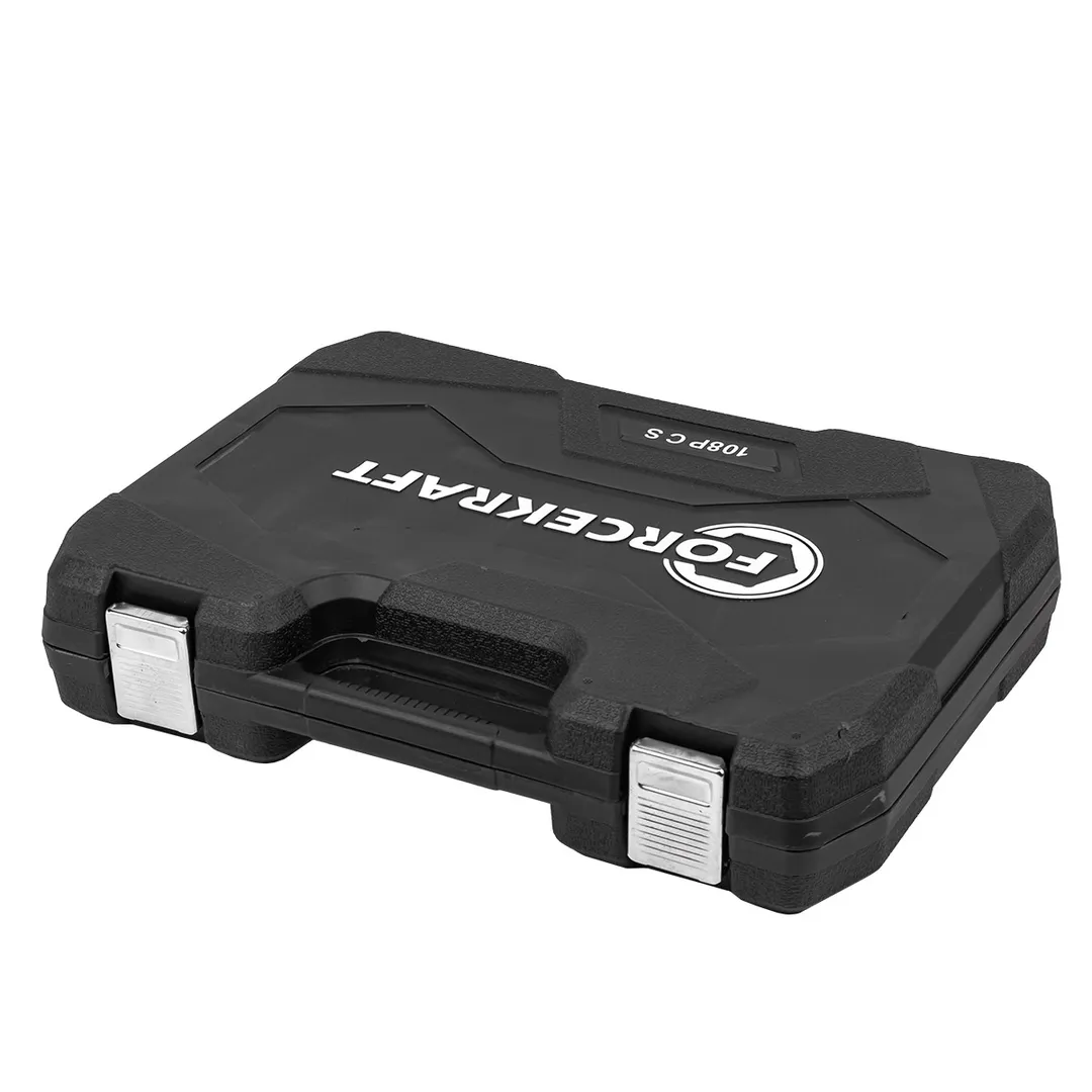 Набор инструментов 108 пр. 1/4''&1/2'' 6-гр. ForceKraft FK-41082