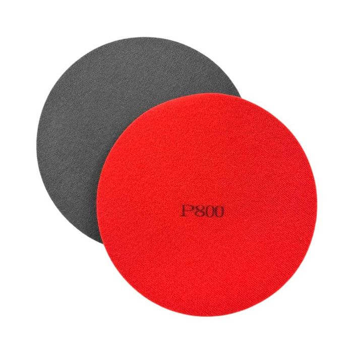 Круг шлифовальный D150 мм P1500 Velcro красного цвета, тип зерна – карбид кремния, HOREX MA1500