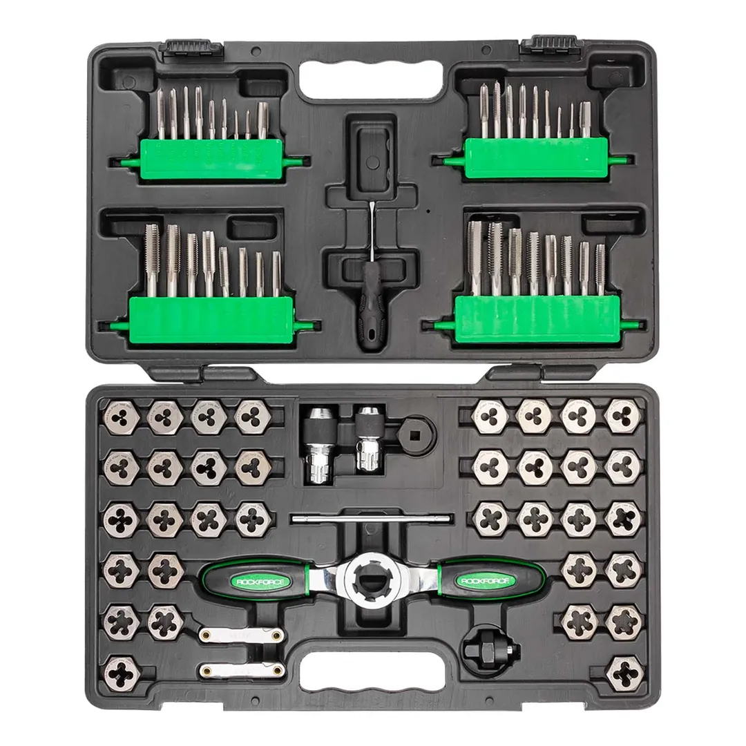 Набор метчиков и плашек 76 пр RockForce RF-M076-3