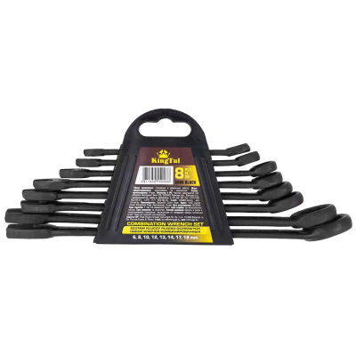 Набор ключей комбинированных 6-14 мм 6 пр KINGTUL KT-5086 Black