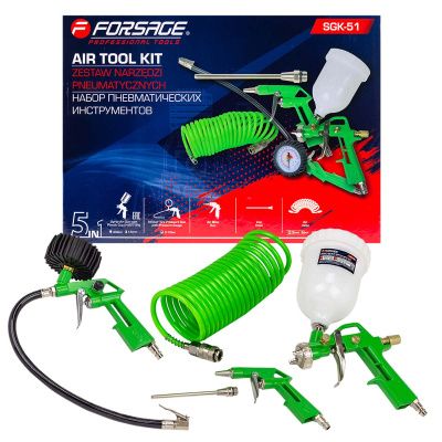 Набор пневматических инструментов Forsage F-SGK-51