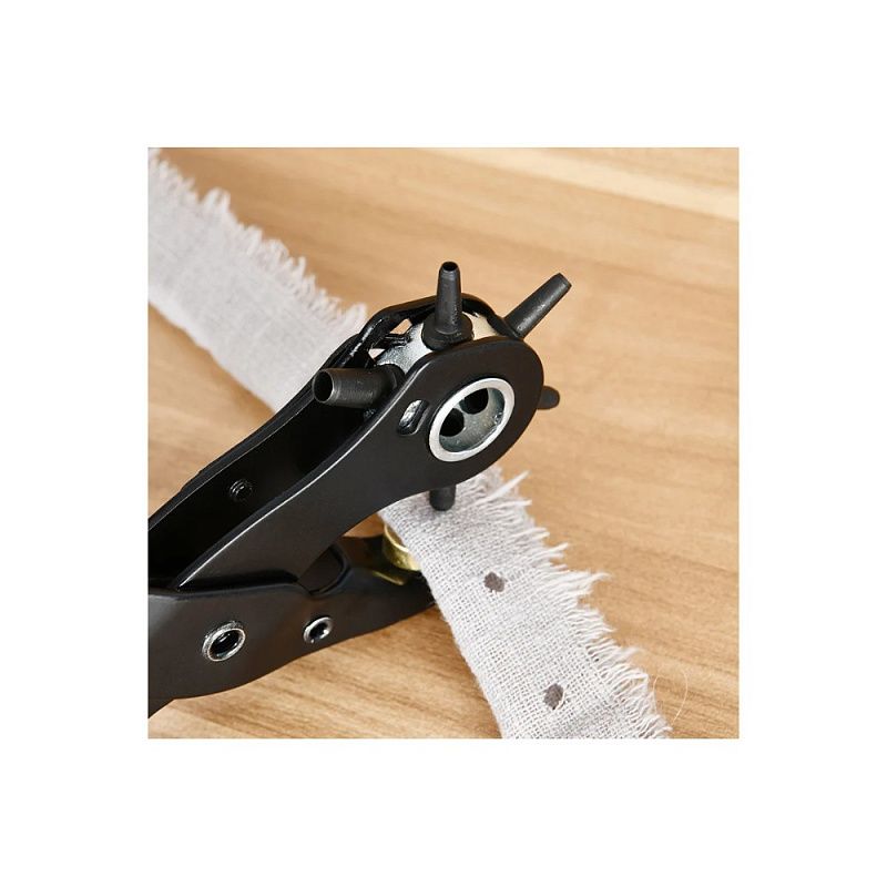 Дырокол Deli YS EDL1919A (пробойник, просекатель) для кожи, 250 мм., 6-в-1