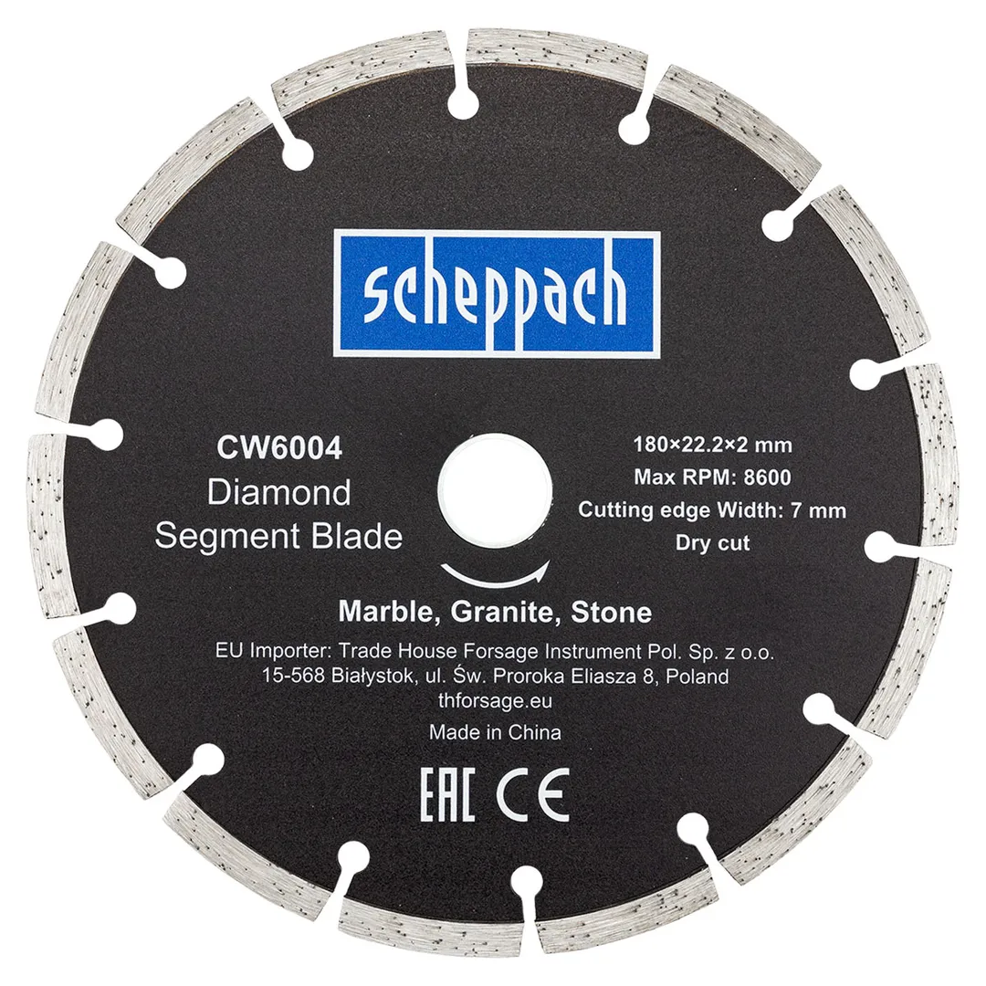 Круг отрезной 180х22,2х2 мм Scheppach Sch-CW6004