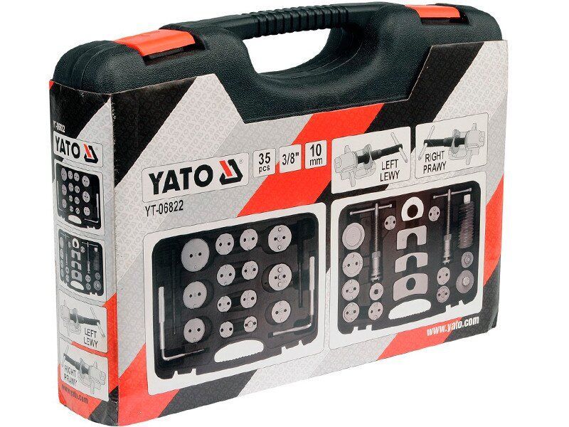 Набор инструмента к тормозным зажимам лев. и прав. 35 пр. Yato YT-06822