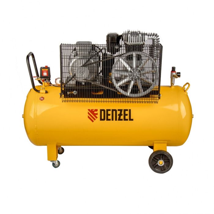 Компрессор DR5500/300, масляный ременный, 10 бар, производительность 850 л/м, мощность 5.5 кВт Denzel 58069