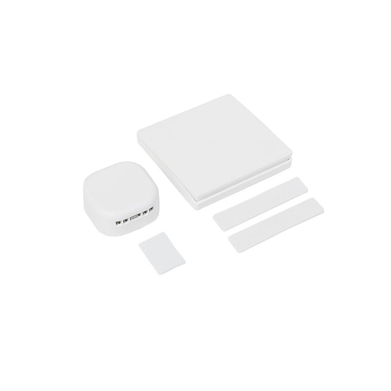 Выключатель кинетический, с реле, 1 клавиша, белый, с Wi-Fi, AKS 124615