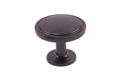 Ручка меб. кнопка мет. NEO черный матовый AKS 53014