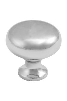 Ручка меб. кнопка мет. GP16 хром AKS 23596