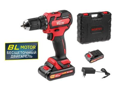 Аккумуляторная дрель-шуруповерт WORTEX BD 1815 DLi (BLD1815DLi00029)