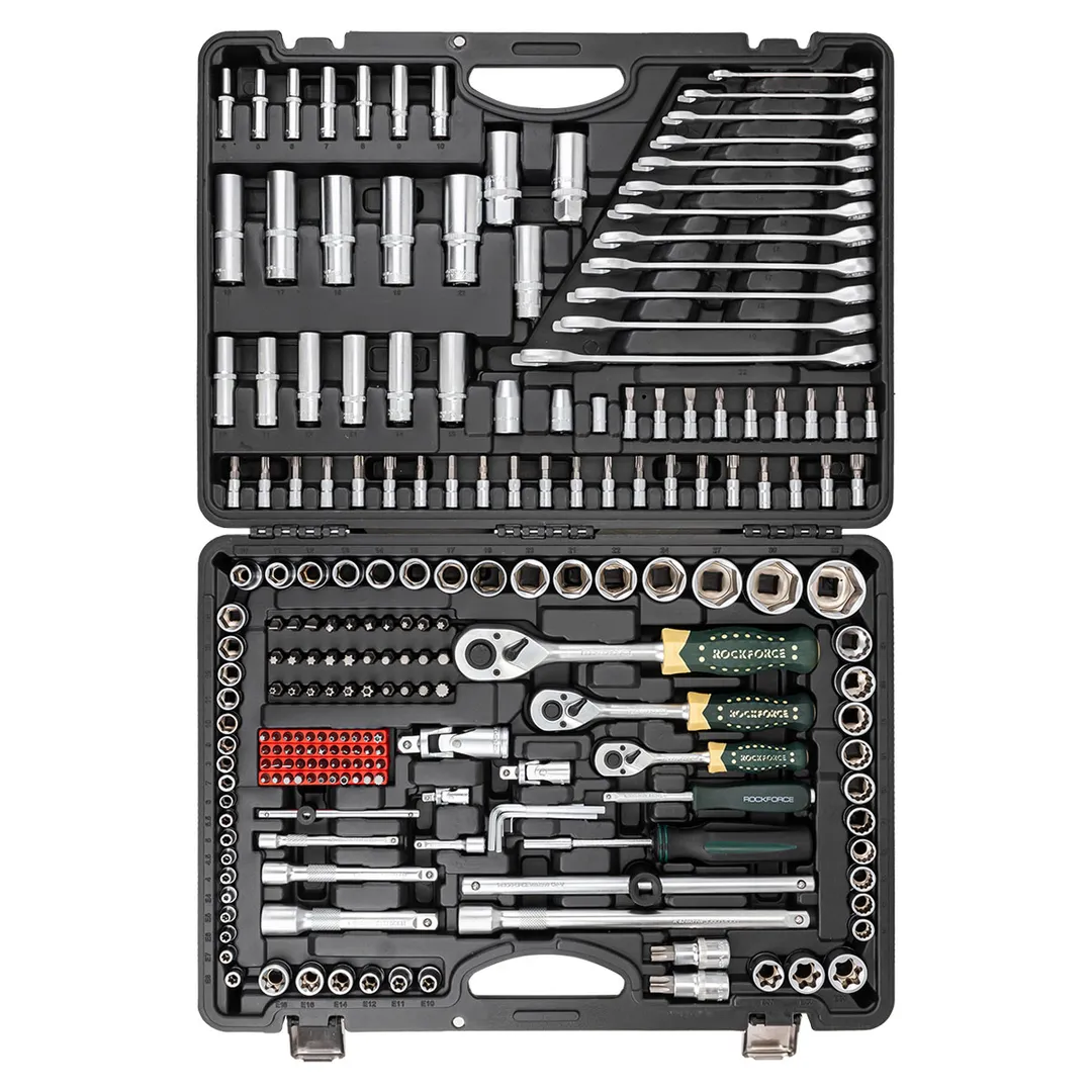 Набор инструментов 216 пр. 1/4'',3/8''&1/2'', 6-гр. RockForce RF-38841(NEW)