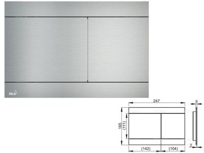 Кнопка управления для систем инсталляций FUN, Alcaplast FUN