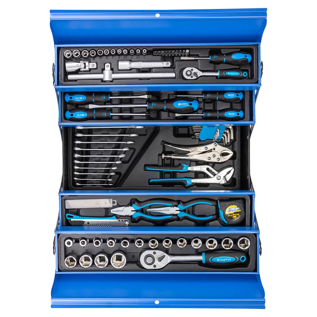 Набор инструментов 83 пр 1/4''&1/2'' 6-гр KINGTUL KT-4087C