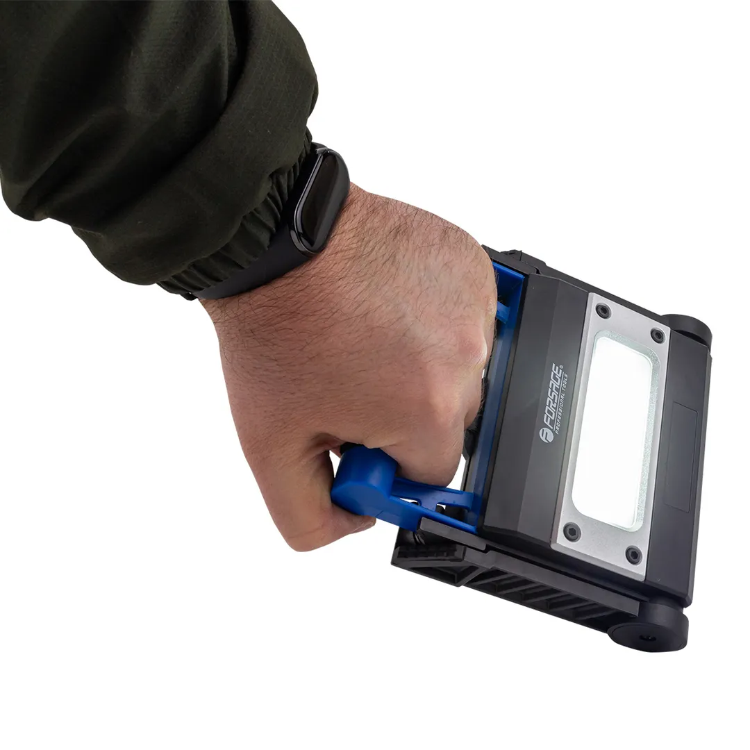 Фонарь светодиодный аккумуляторный 2200мАч, 600Лм, 8W COB Forsage F-EL1130