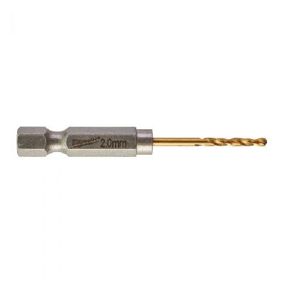 Сверло по металлу RedHEX HSS-G TiN 2,0x17x59,5 мм. 2 шт. Milwaukee 48894703