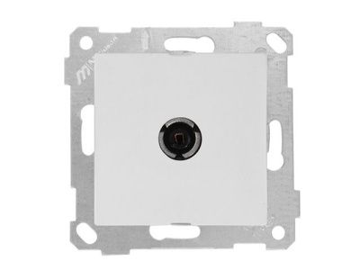 Розетка телевиз. 1-ая, скрытая, без рамки, с/з, 11dB, переходная, белая, RITA, Mutlusan 22001700101