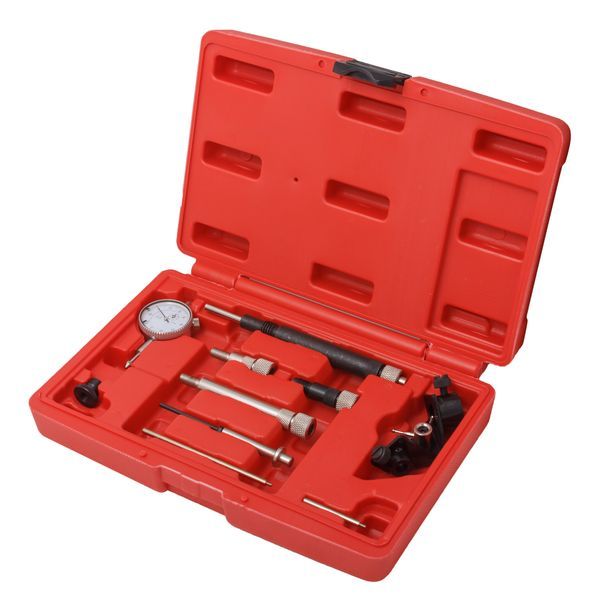 Набор с индикатором для установки угла опережения в прыска топлива дизельных двигателей 10 пр. Forsage F-902G12