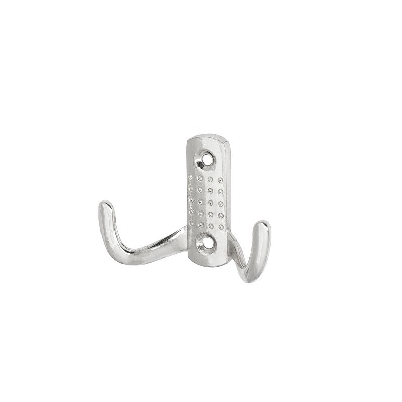 Крючок меб. двухрожковый мет. WP12 черный GRIDLI 66270