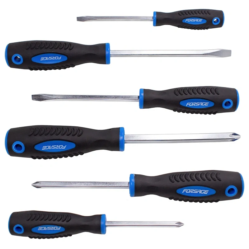 Набор силовых магнитных отверток SL, PH ''Profi'' 6 пр Forsage F-7006