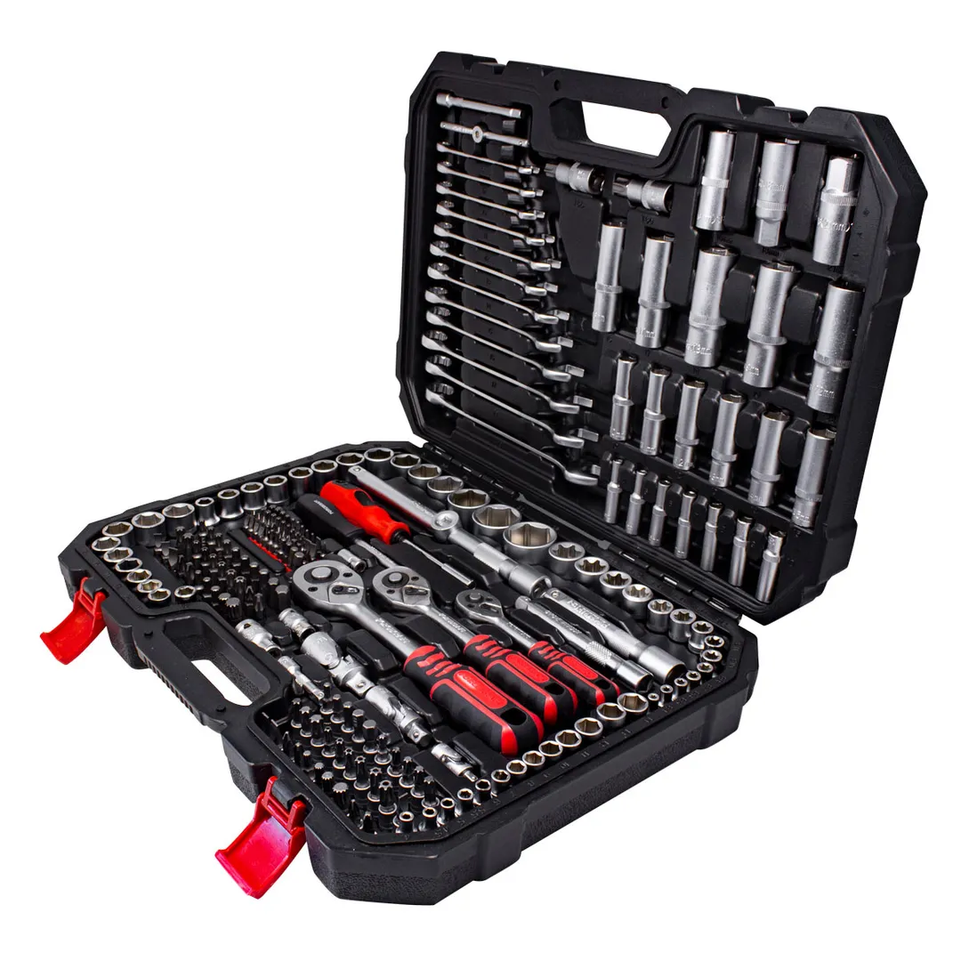 Набор инструментов 216 пр. 1/4'',3/8''&1/2'' 6-гр. ForceKraft FK-38841