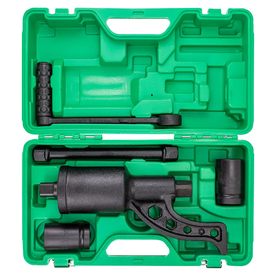 Гайковерт ручной с редуктором 1:68, 5800 Н/м, ударные головки 32, 33 мм RockForce RF-3411384