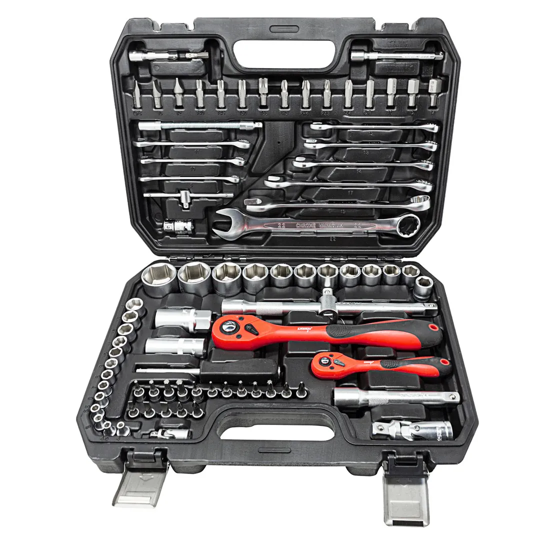 Набор инструментов 82 пр. 1/4''&1/2'' 6-гр. DISEN DS-4821-5